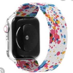 SOLACE Paladin loop multi-color Splatter Watch Band - NEW! Medium